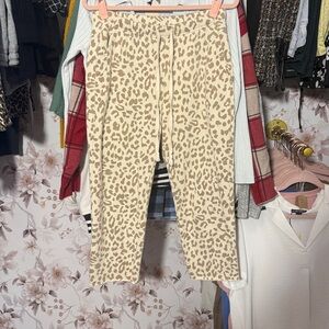 Aerie Leopard Print Sweatpants